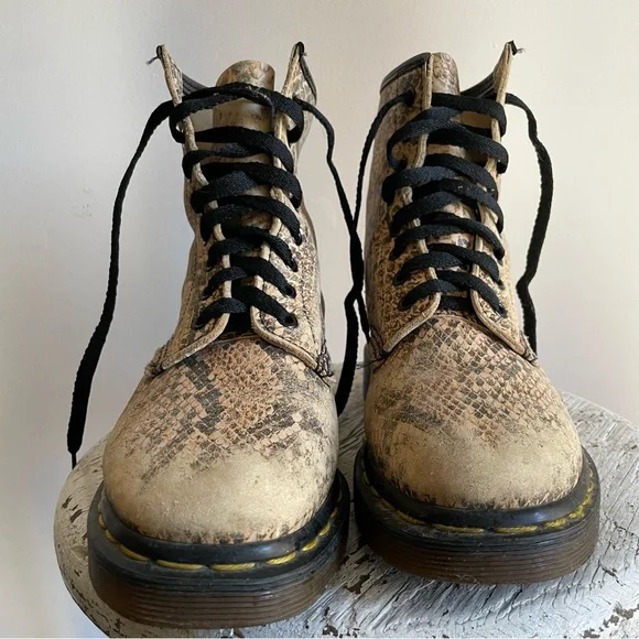 Made In England Python Dr.Martnes - Picture 3 of 11
